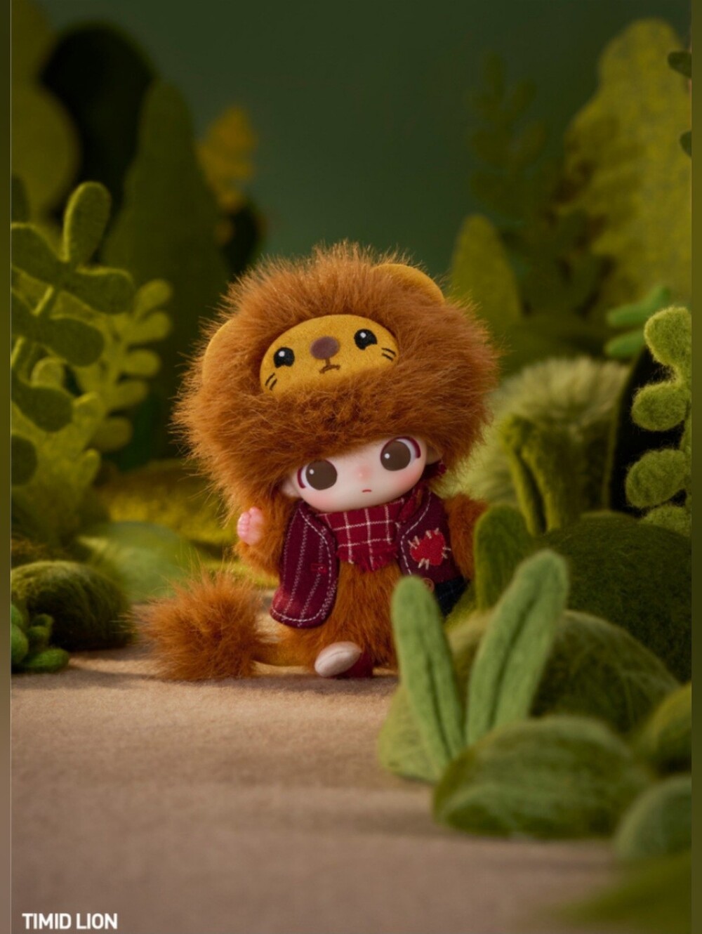 POP MART DIMOO The Secret Theatre Club Plush Doll - Timid Lion